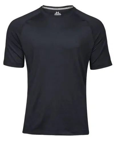 Tee-shirt de sport stretch Servan à personnaliser couleur Black Opal vue de face