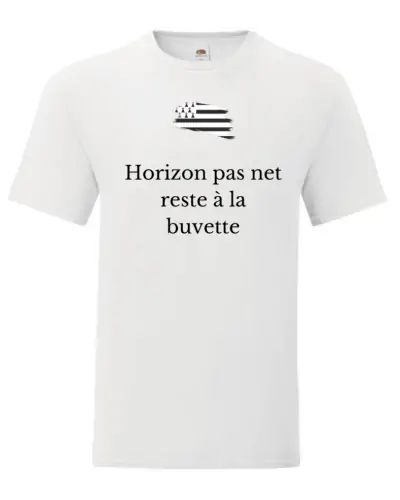Tee-shirt Malo - Horizon pas net, reste à la buvette couleur White vue de face