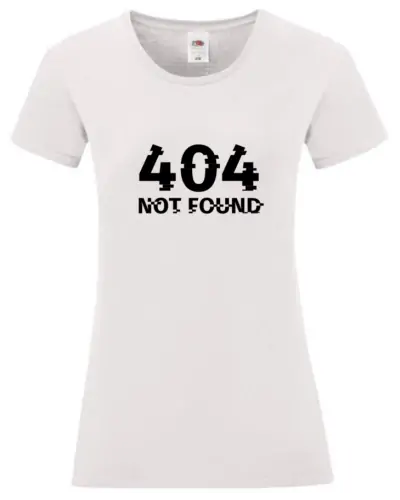 Tee-shirt Julia - Design 404 couleur White vue de face