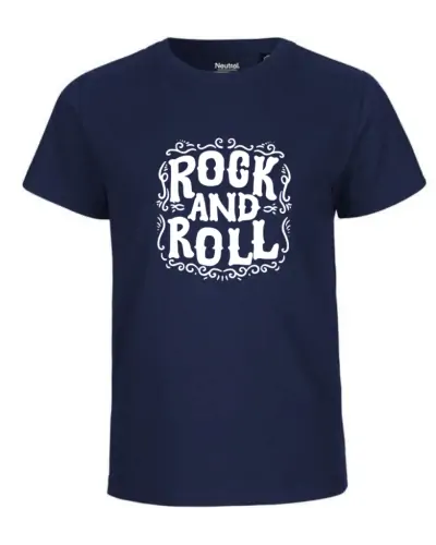 T-shirt enfant Nael rock and roll Loup couleur navy