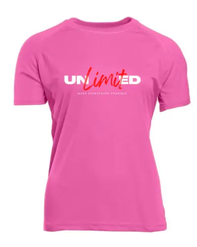 T-shirt respirant PEN DUICK -unlimited couleur Pink vue de face