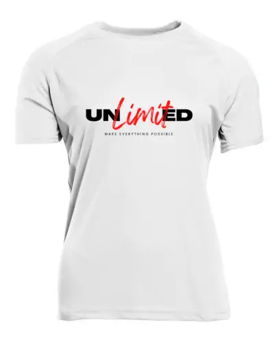 T-shirt respirant PEN DUICK -unlimited couleur white vue de face