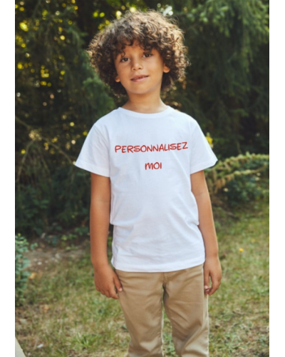 Tee-shirt enfant éco-responsable à personnaliser - Nael 2