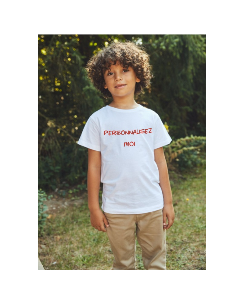 Tee-shirt enfant éco-responsable à personnaliser - Nael 2