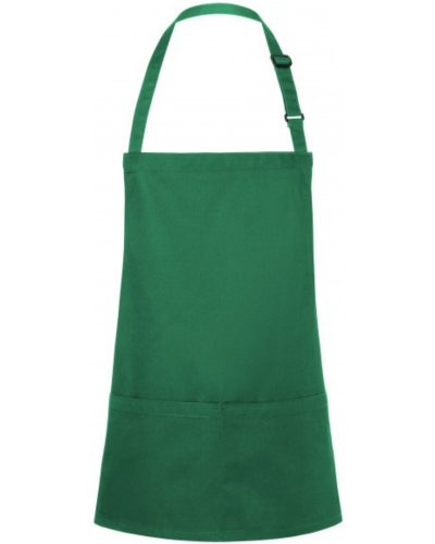 Personalisierbares Küchen-Schürze - kurz mit Tasche  - 28