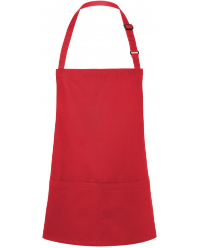 Personalisierbares Küchen-Schürze - kurz mit Tasche  - 36