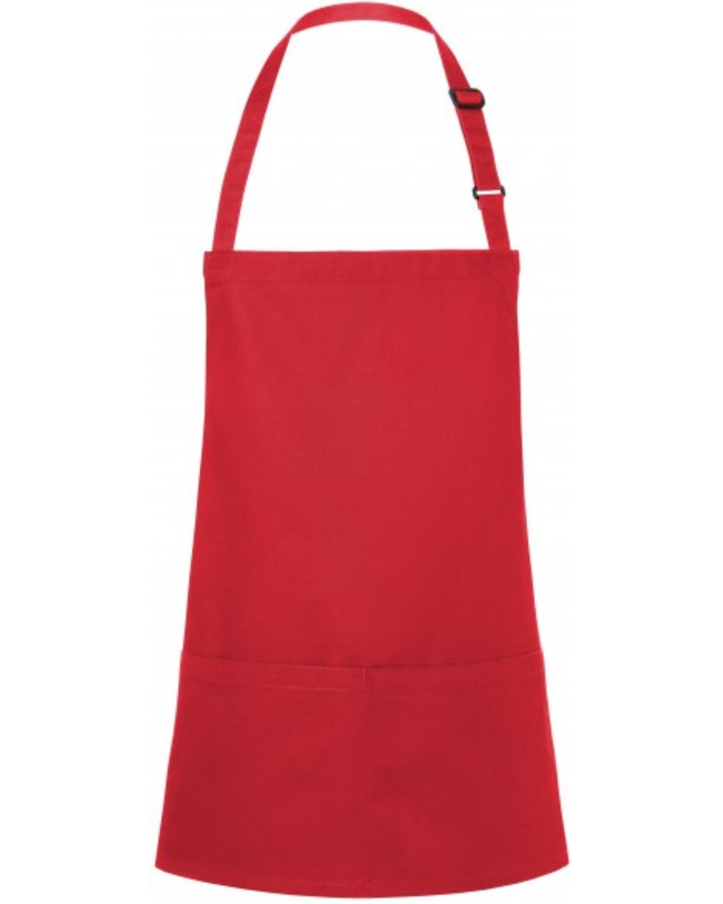 Personalisierbares Küchen-Schürze - kurz mit Tasche  - 36