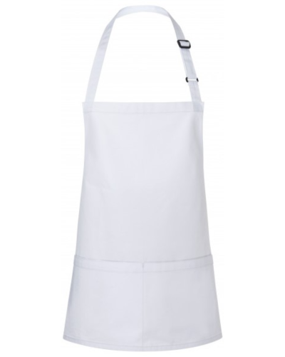 Personalisierbares Küchen-Schürze - kurz mit Tasche  - 40