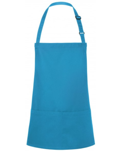 Personalisierbares Küchen-Schürze - kurz mit Tasche  - 41