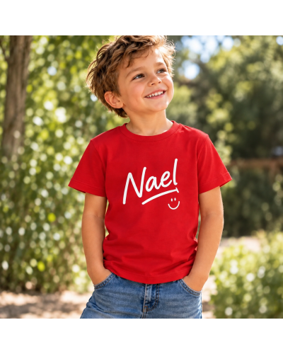 T-shirt enfant en coton organique à personnaliser