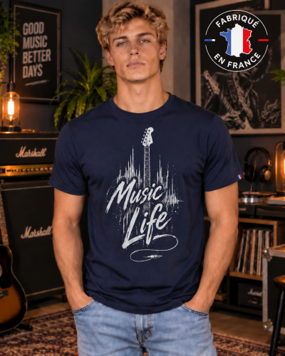 Tee-shirt homme à personnaliser – Fabriqué en France