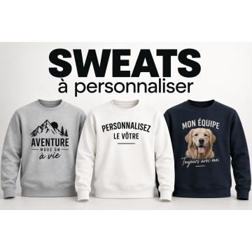 Sweat à personnaliser en ligne | Créez le vôtre